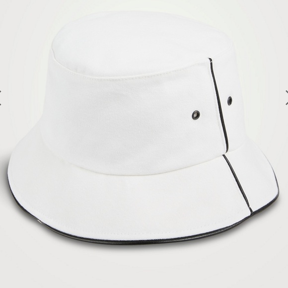 BALMAIN White B-Army Bucket Hat - Picture 2 of 10